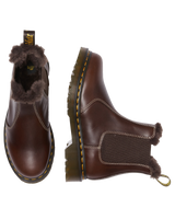 The Dr Martens Womens 2976 Leonore Classic Boot in Dark Brown