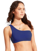 The Seafolly Womens Sea Dive One Sholder Bikini Top in Ultramarine