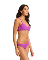 The Seafolly Womens Sea Dive Bralette in Violet