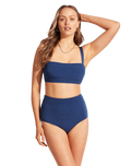 The Seafolly Womens Sea Dive DD Tank Bra Bikini Top in Ultramarine