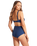 The Seafolly Womens Sea Dive DD Tank Bra Bikini Top in Ultramarine