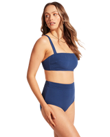 The Seafolly Womens Sea Dive DD Tank Bra Bikini Top in Ultramarine