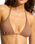 The Seafolly Womens Sea Dive Slide Tri Bikini Top in Bronze