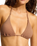 The Seafolly Womens Sea Dive Slide Tri Bikini Top in Bronze