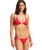 The Seafolly Womens Sea Dive Slide Tri Bikini Top in Chilli Red