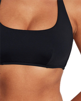 The Seafolly Womens Collective DD Scoop Neck Halter Bikini Top in Black