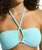 The Seafolly Womens Oasis Diamond Wire Bandeau Bikini Top in Atoll