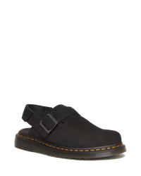 The Dr Martens Mens Jorge II Suede Sandals in Black Suede