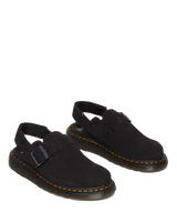 The Dr Martens Mens Jorge II Suede Sandals in Black Suede