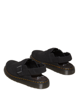 The Dr Martens Mens Jorge II Suede Sandals in Black Suede