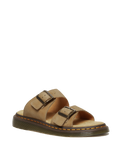 The Dr Martens Mens Savannah Tumbled Nubuck Sandals in Savannah Tan