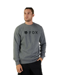 The Fox Mens Absolute Fleece Sweatshirt in Heather Graphite