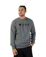 The Fox Mens Absolute Fleece Sweatshirt in Heather Graphite
