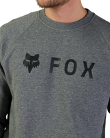 The Fox Mens Absolute Fleece Sweatshirt in Heather Graphite