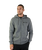 The Fox Mens Absolute Fleece Zip Hoodie in Heather Graphite