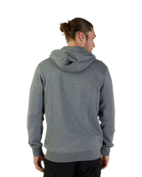 The Fox Mens Absolute Fleece Zip Hoodie in Heather Graphite