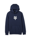 The Fox Mens Fox Head Pullover Hoodie in Midnight