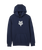 The Fox Mens Fox Head Pullover Hoodie in Midnight