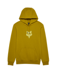 The Fox Mens Fox Head Hoodie in Mustard