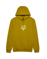 The Fox Mens Fox Head Hoodie in Mustard