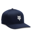 The Fox Mens Fox Head Tech Flexfit Hat in Midnight