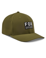 The Fox Mens Non Stop Tech FlexFit Cap in Olive Green