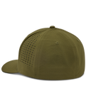 The Fox Mens Non Stop Tech FlexFit Cap in Olive Green