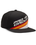 The Fox Mens Pro Circuit Snapback Cap in Black