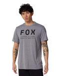 The Fox Mens Non Stop Tech T-Shirt in Heather Graphite