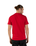 The Fox Mens Fox Head Prem Tee in Flaming Red