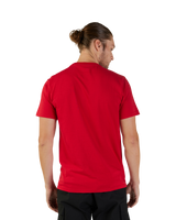 The Fox Mens Fox Head Prem Tee in Flaming Red