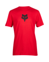 The Fox Mens Fox Head Prem Tee in Flaming Red