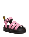 The Dr Martens Womens Blaire Athena Sandals in Fondant Pink