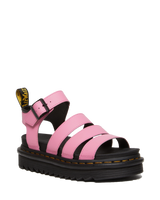 The Dr Martens Womens Blaire Athena Sandals in Fondant Pink