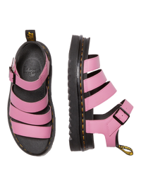 The Dr Martens Womens Blaire Athena Sandals in Fondant Pink