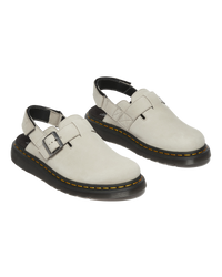 The Dr Martens Womens Jorge II Buttersoft Mules in Warmed Stone