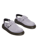 The Dr Martens Womens Jorge II Buttersoft Mules in Frosted Lavender