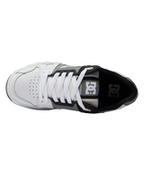 The DC Shoes Mens Stag Shoes in White, Grey and Blue