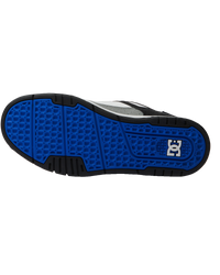 The DC Shoes Mens Stag Shoes in White, Grey and Blue