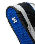 The DC Shoes Mens Stag Shoes in White, Grey and Blue