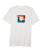 The Fox Mens Scans Premium T-Shirt in Optic White
