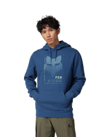 The Fox Mens Dispute Fleece Hoodie in Indigo