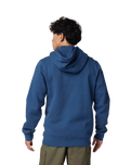 The Fox Mens Dispute Fleece Hoodie in Indigo