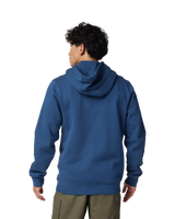 The Fox Mens Dispute Fleece Hoodie in Indigo