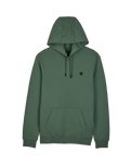 The Fox Mens Kritical Fleece Hoodie in Hunter Green