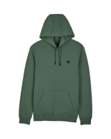 The Fox Mens Kritical Fleece Hoodie in Hunter Green