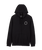 The Fox Mens Next Level Zip Fleece Hoodie in Black