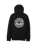 The Fox Mens Next Level Zip Fleece Hoodie in Black