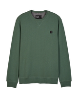 The Fox Mens Level Up Fleece Sweatshirt in Hunter Green