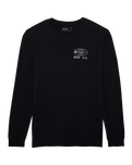 The Fox Mens Stamped Longsleeve Prem Tee in Black